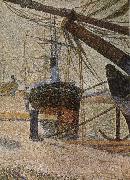 Georges Seurat The Dock of Corner oil painting
